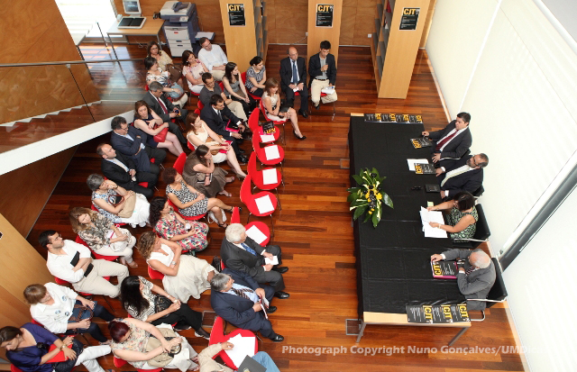 Thumbnail da galeria Paulo Rangel visita Escola de Direito